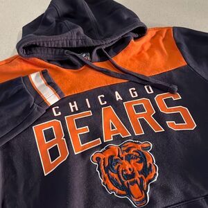 NFL Chicago Bears Hoodie Sweatshirt Cotton/Poly Mens M